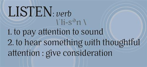 listen definition 