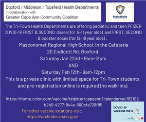 vaccine clinic flier